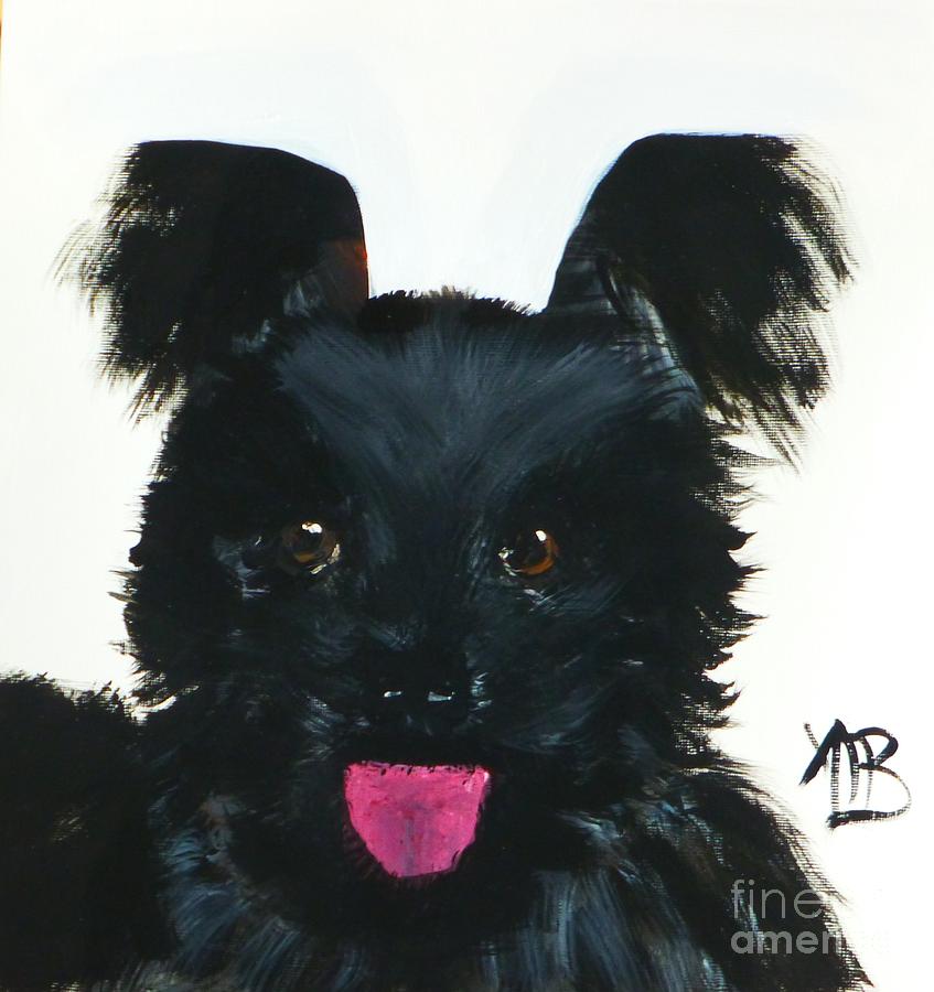 Scottie Dog Painting By Marie Bulger Pixels   Scottie Dog Marie Bulger 