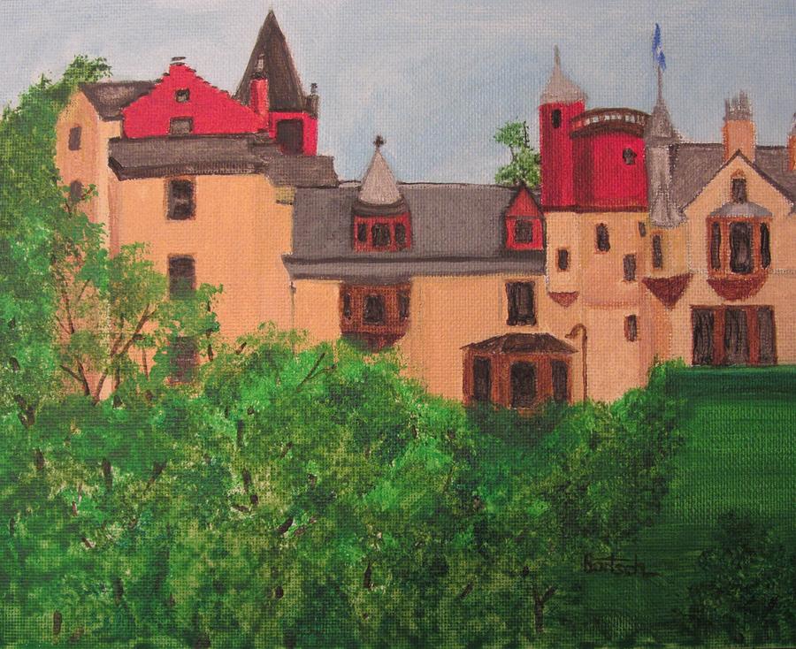 Scottish Castle Painting by David Bartsch