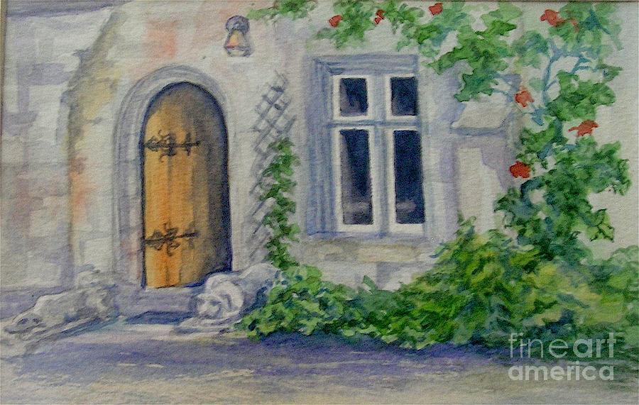 Scottish Doorway 4 Painting by Genie Morgan