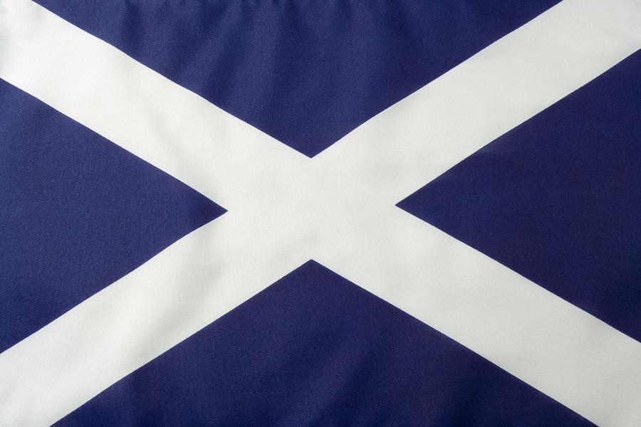 Scottish Flag Photograph by Junior Gonzalez