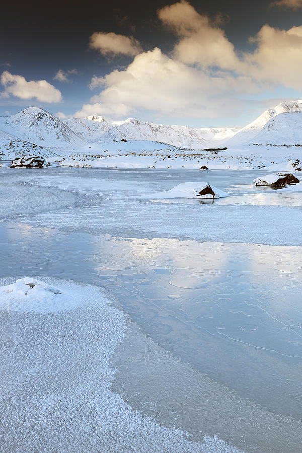 Winter Photograph - Scottish highland winter scene by Grant Glendinning