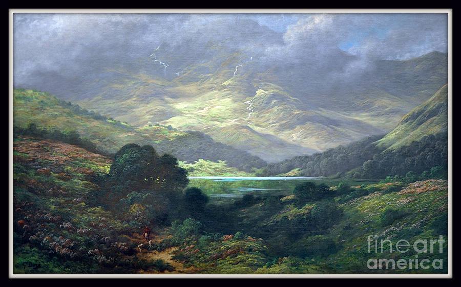Mountain Painting - Scottish Highlands by Gustave Dore