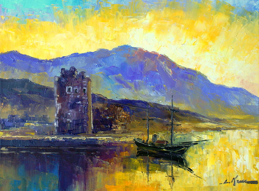 Scottish impression Painting by Luke Karcz