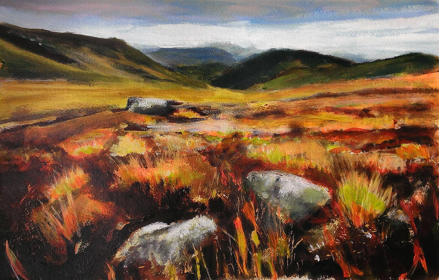 Mountain Painting - Scottish Landscape 1 by Paul Mitchell