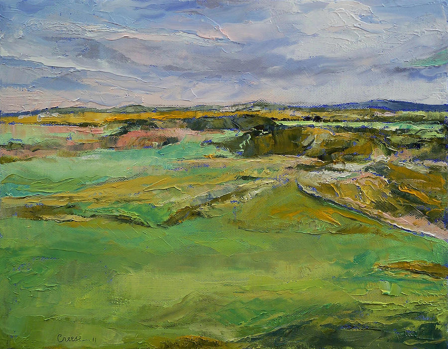 Scottish Lowlands Painting by Michael Creese