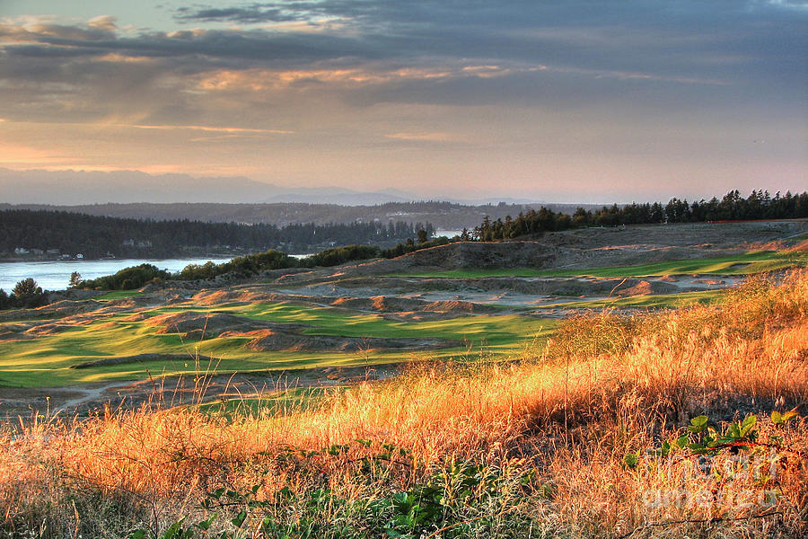 Scottish Style Links in September - Chambers Bay Golf Course Photograph by Chris Anderson