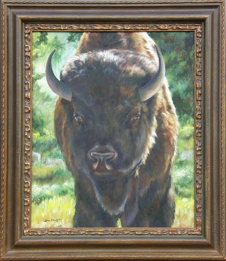 Scout FRAMED Painting by Lori Brackett