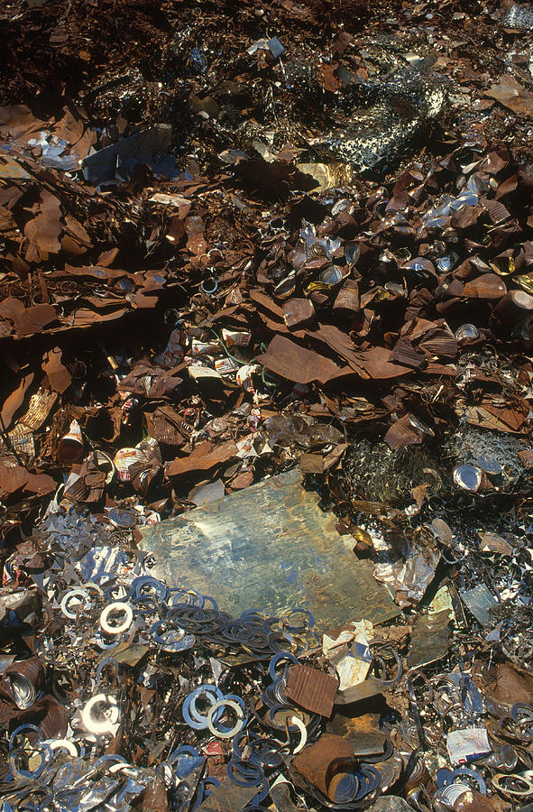 Scrap Metal Pile Photograph by Gary Retherford