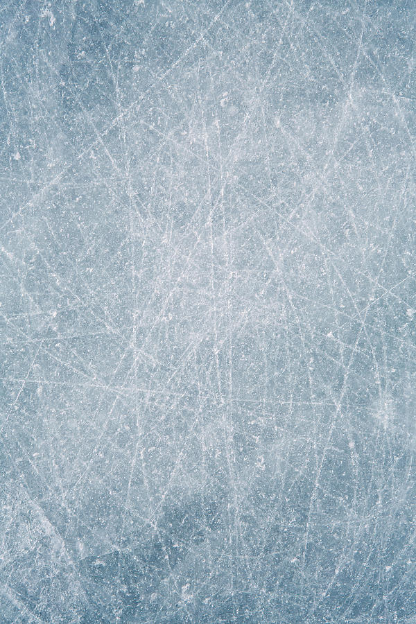 Scratched Ice background Photograph by Sbayram