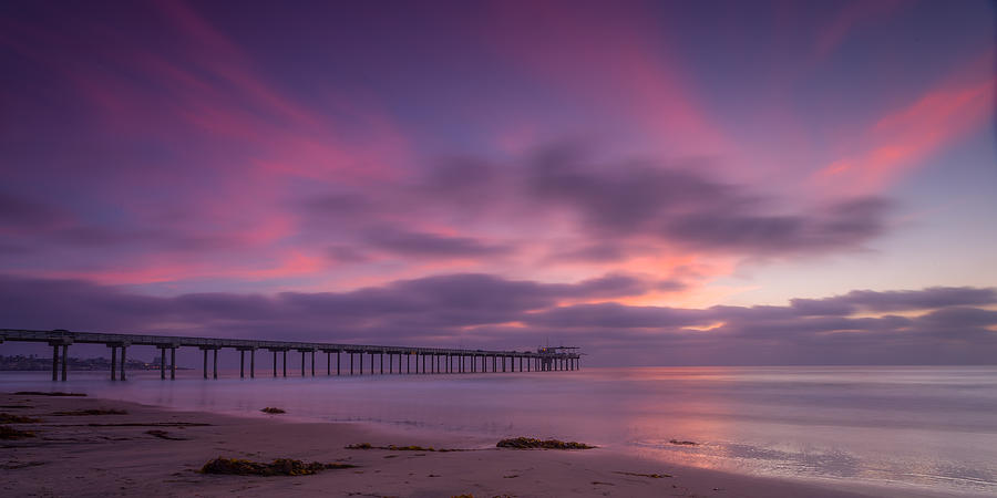 Scripps Pier Colors Photograph by Peter Tellone
