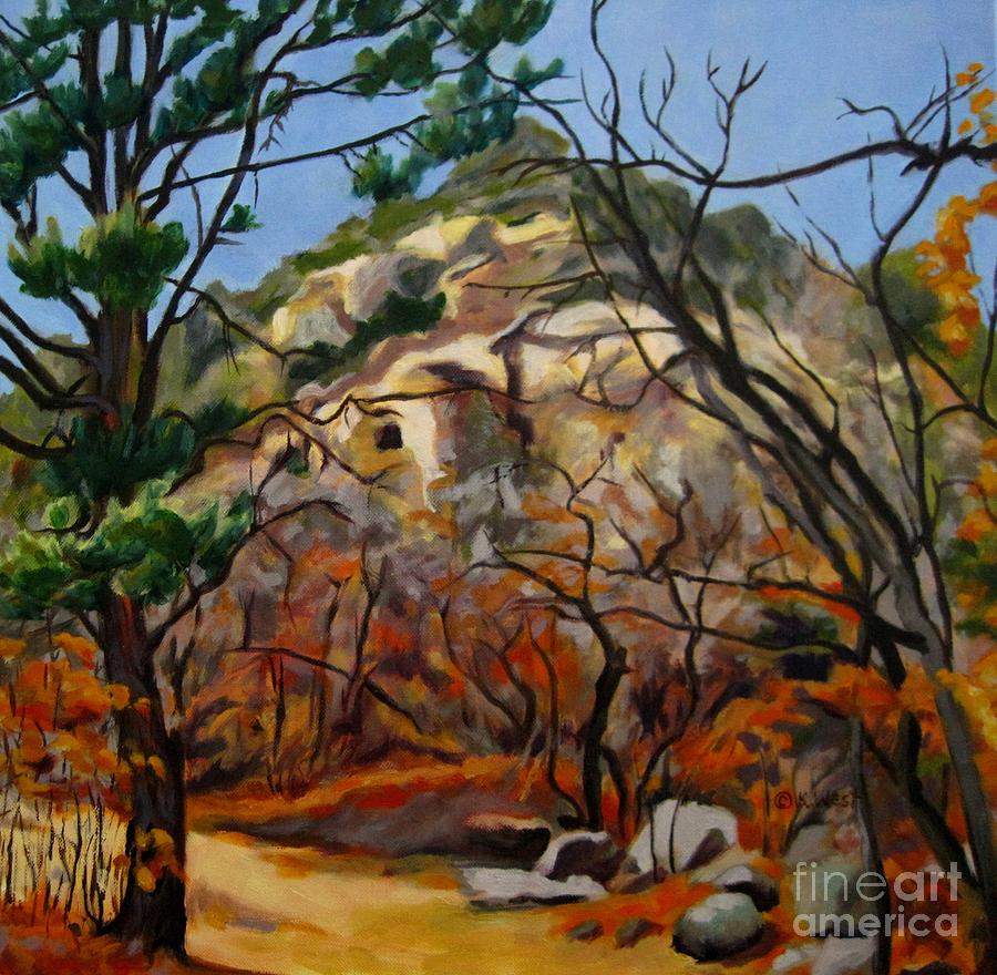 Landscape Painting - Scrub Oak Grove by Katrina West