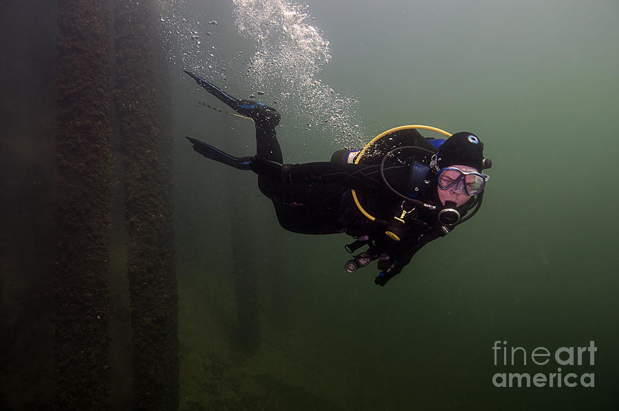 Scuba Diver Welland Photograph by JT Lewis