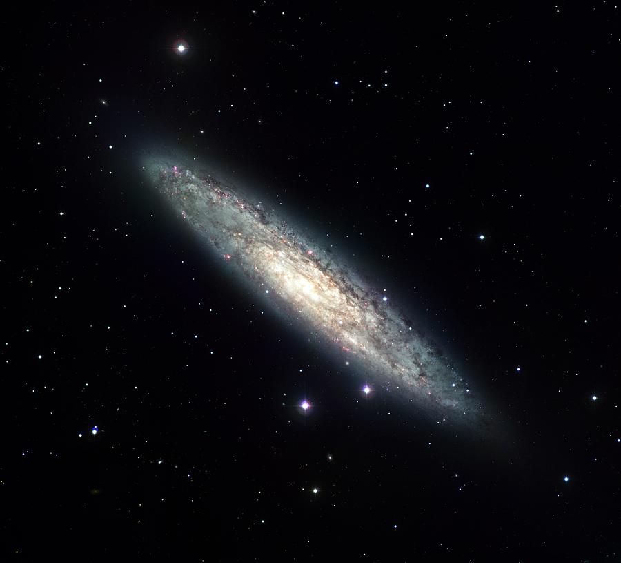 Sculptor Galaxy (ngc 253) Photograph by European Southern Observatory/science Photo Library