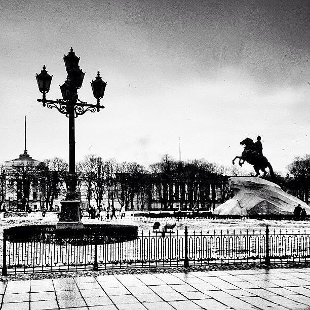 Architecture Photograph - #sculpture #bw #noir #piter #spb #russia by Max Lolinberg
