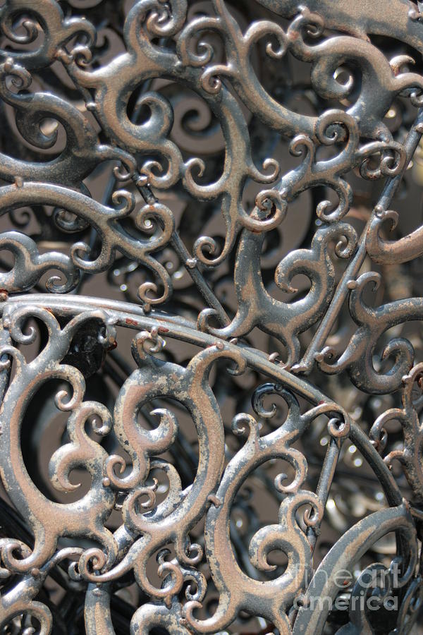 Sculpture Detail Vertical Photograph by Barbara Bardzik