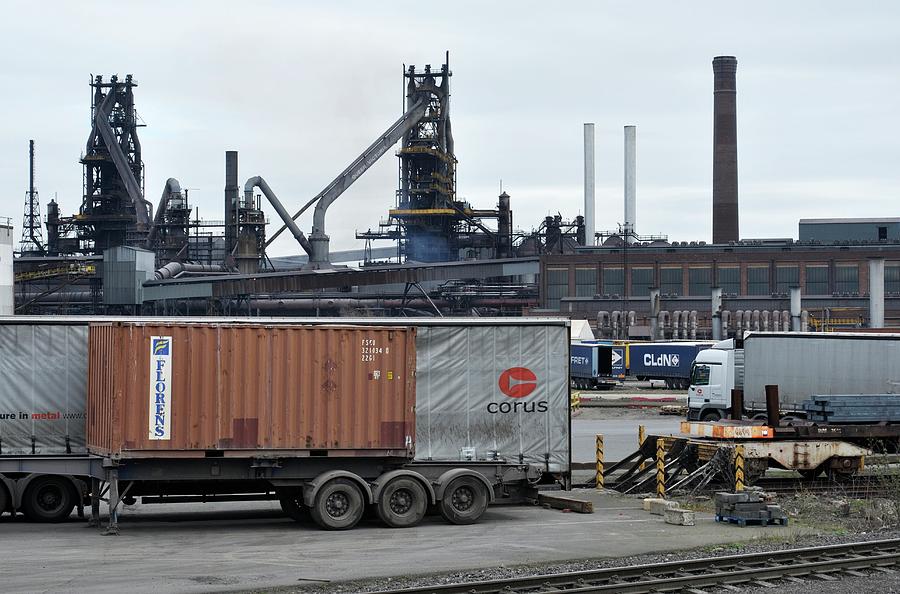 Scunthorpe Steel Works Photograph By Robert Brookscience Photo Library Fine Art America 8939