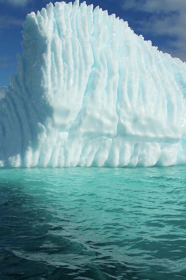 Scupted White Iceberg In Antarctica Photograph by Mckay Savage