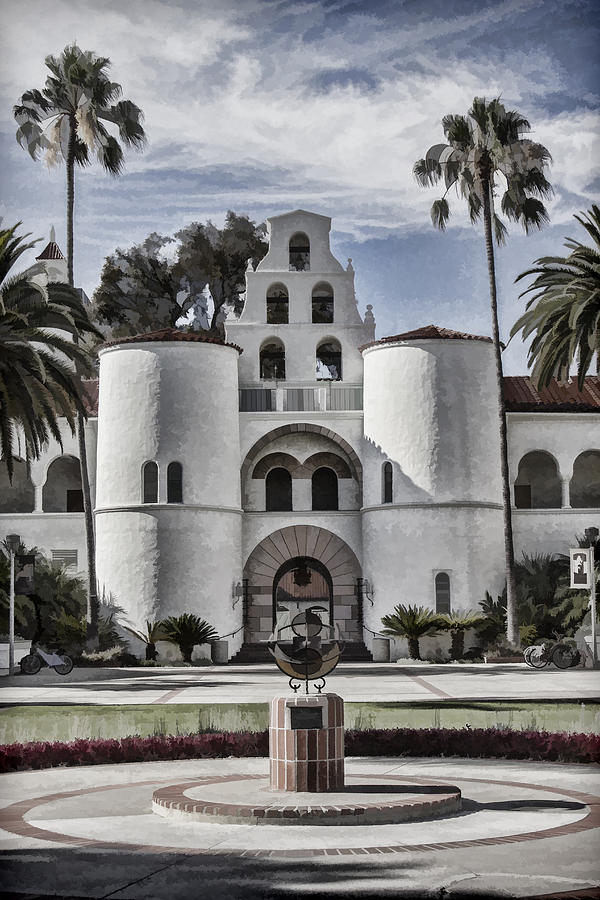 Hepner Hall Digital Art by Photographic Art by Russel Ray Photos