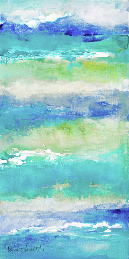 Abstract Digital Art - Sea Azure I by Lanie Loreth