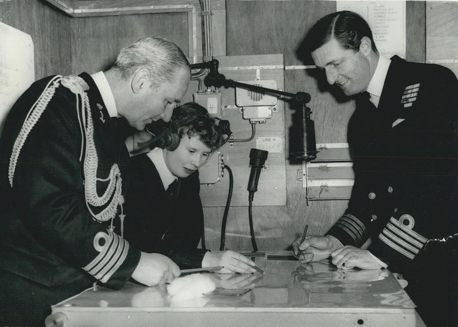 sea Battles In Classroom. Visitor From The Netherlands Photograph by Retro Images Archive