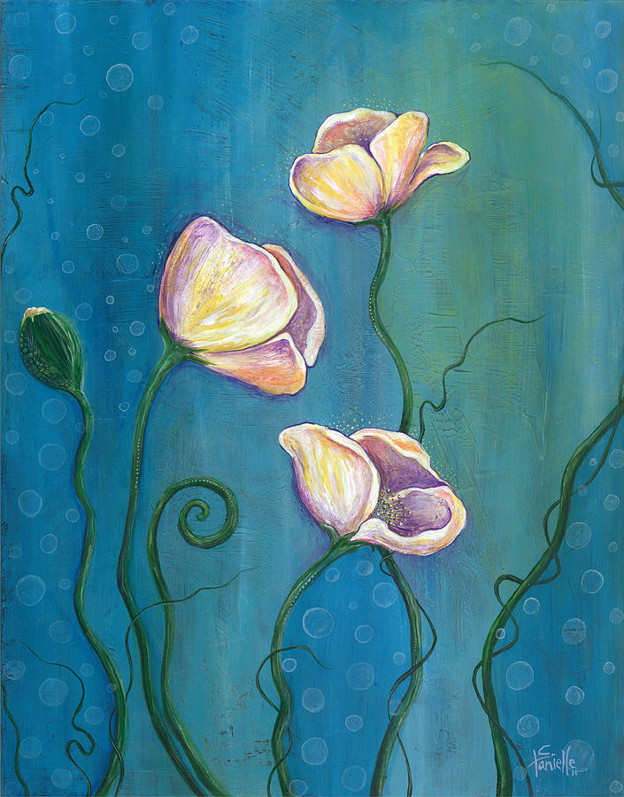 Sea Blossoms Painting by Tanielle Childers