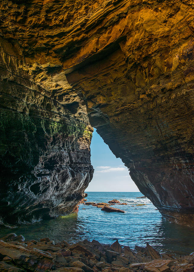 San Diego Photograph - Sea Cave Window by Joseph Smith