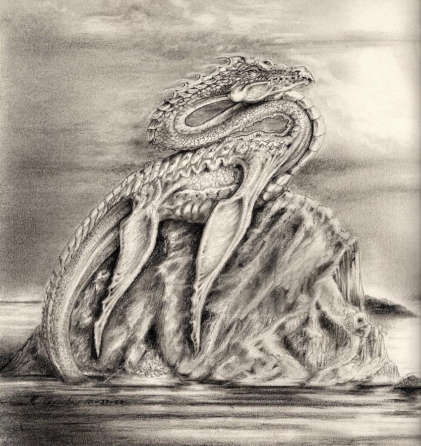 Sea Creatures Drawing by Rudy Cepeda | Fine Art America