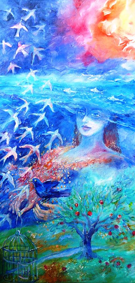 Sea Dreaming  Painting by Trudi Doyle