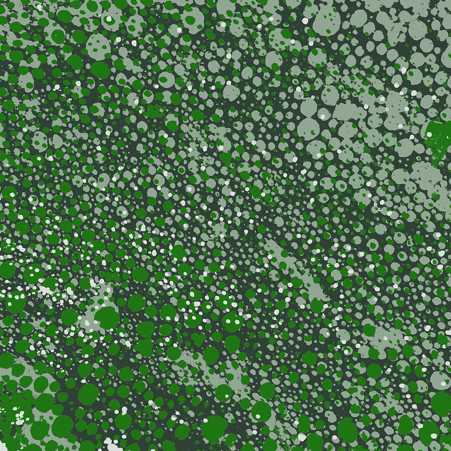 Sea Foam - Green Digital Art by Saya Studios