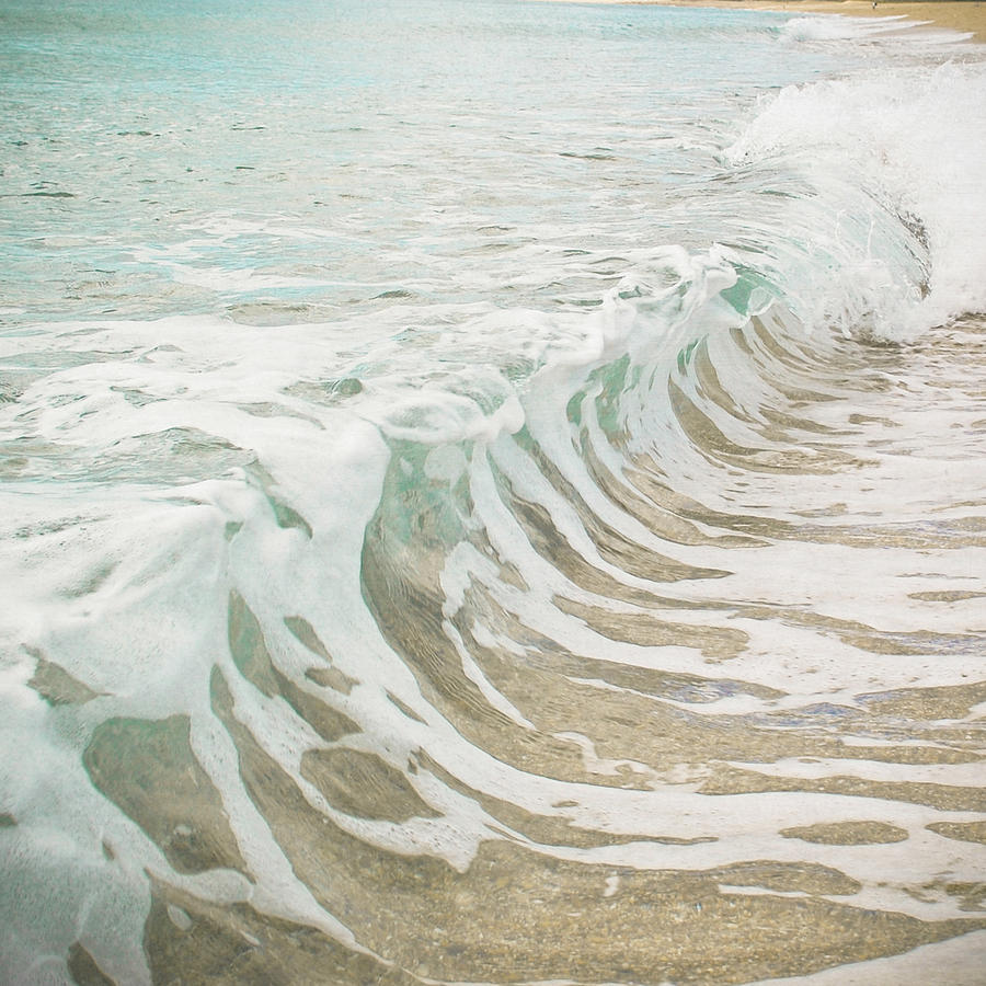 Nature Photograph - Sea Foam by Cassia Beck