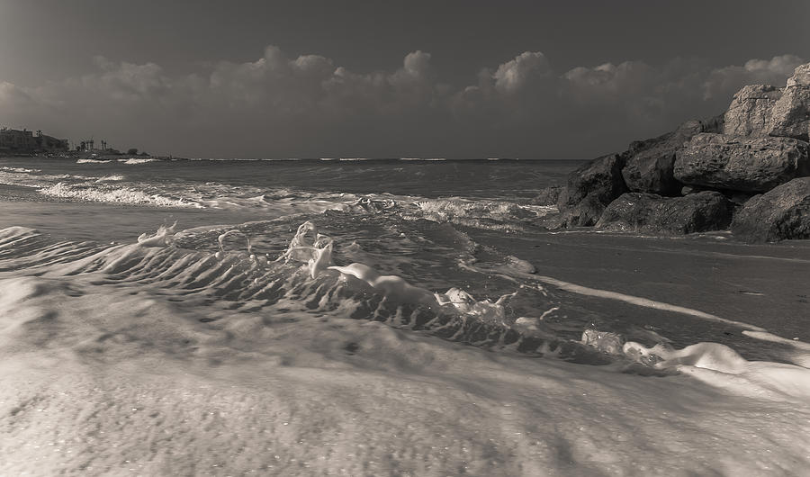Sea Foam Photograph by Sergey Simanovsky