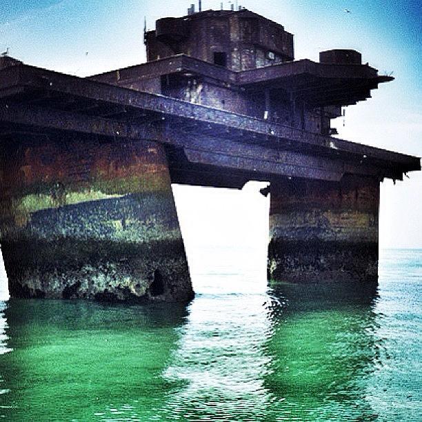 Sea Fort, Kent Photograph by Antony Pope