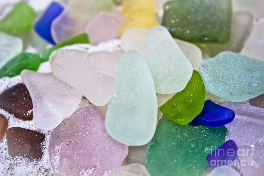 Still Life Photograph - Sea Glass by Colleen Kammerer