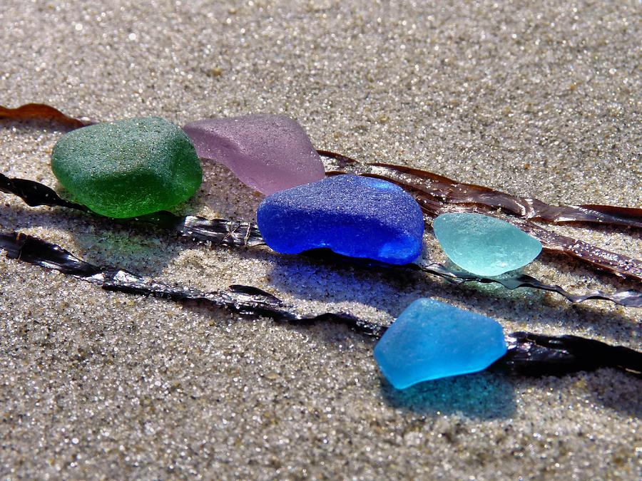 Sea glass Photograph by Janice Drew