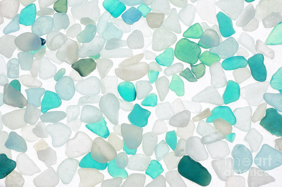 Sea Glass Turquoise Photograph by Charline Xia