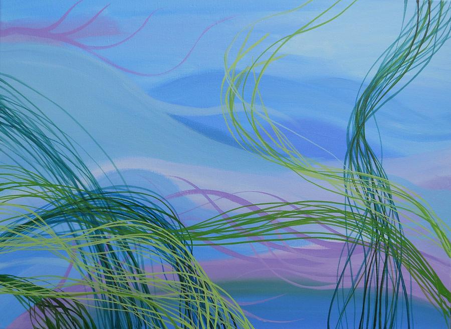 Sea Grass Painting by David Keenan