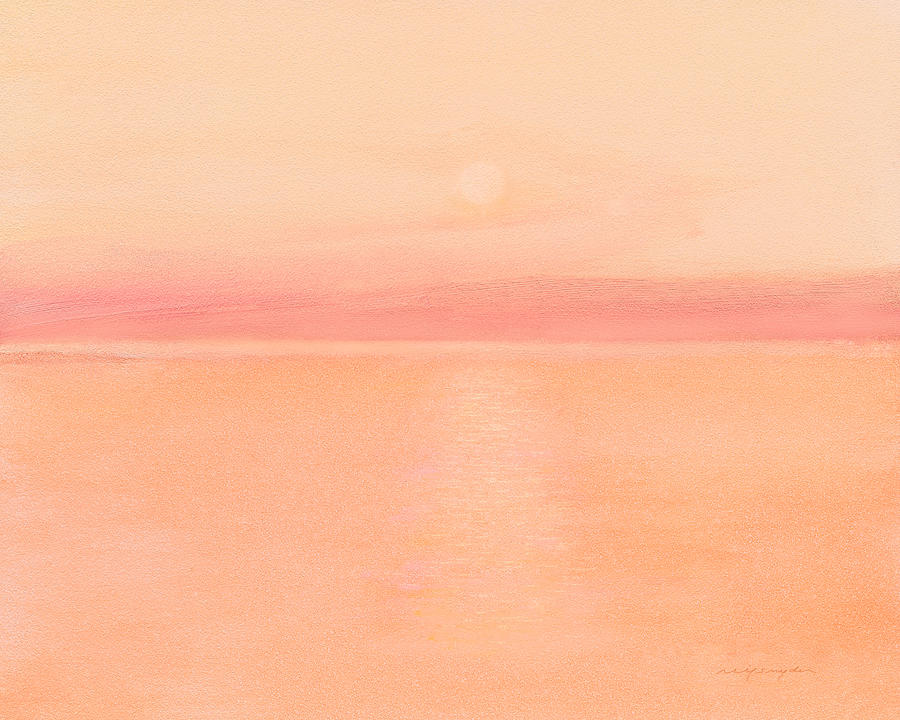 Sea Horizon Painting by J Reifsnyder