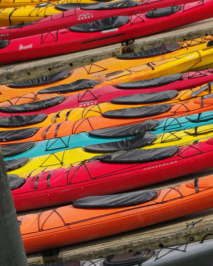 Sea Kayaks  Photograph by Gary OBoyle