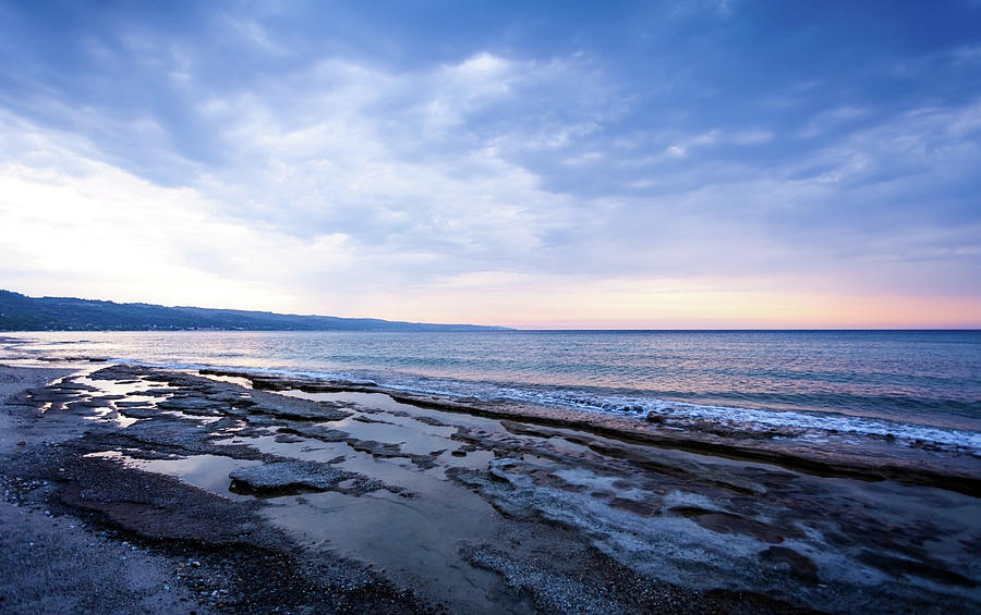 Sea Landscape With Rocky Coast Photograph by Georgijevic