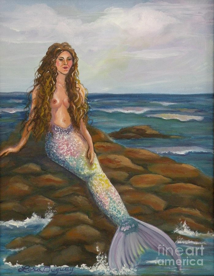 Sea Maiden Painting by Lora Duguay
