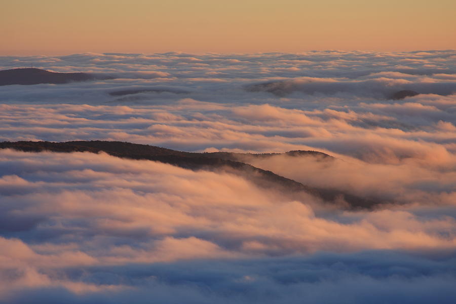 Sea Of Clouds-blue Ridge Parkway Nc Photograph