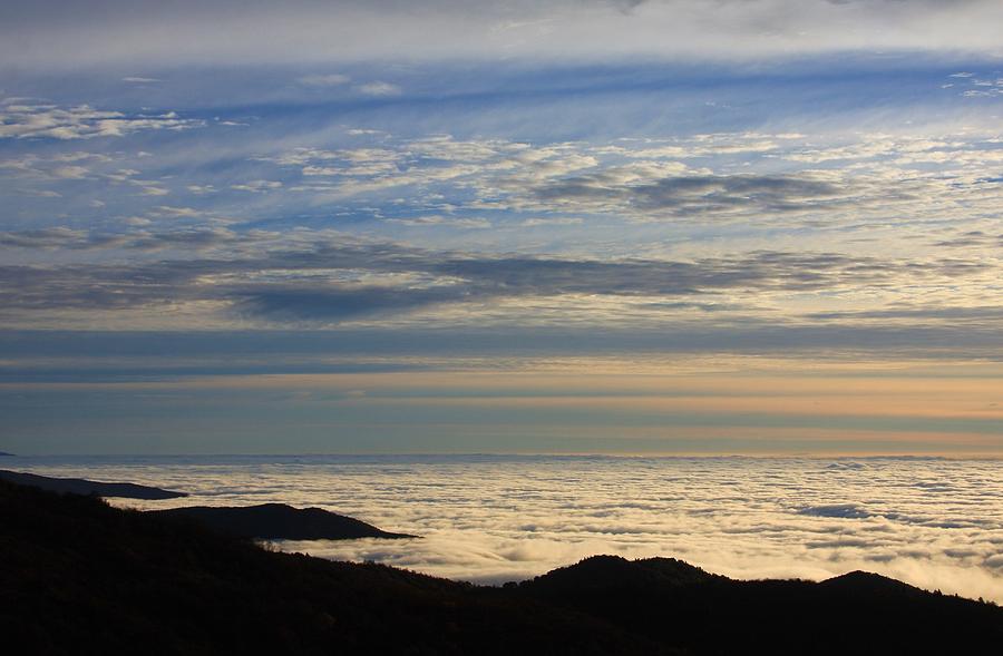 Sea Of Clouds Pisgah Ledge Photograph