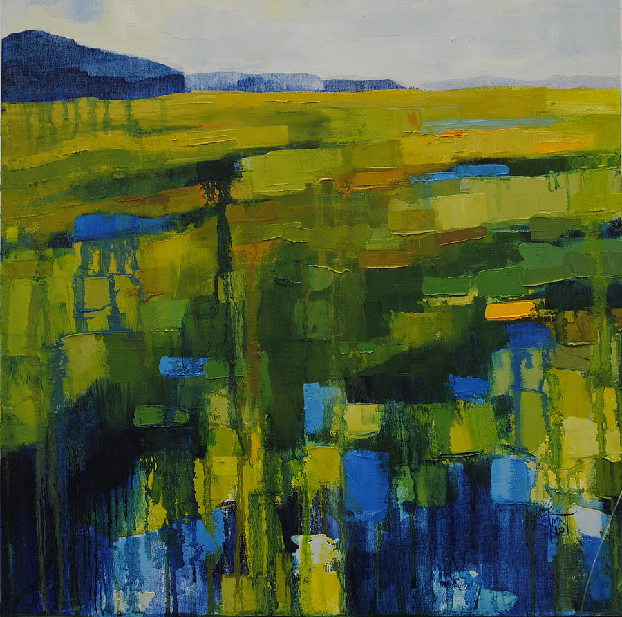 Landscape Painting - Sea of Grass by Michele Norris Landscape Painting - Sea of Grass by Michele Norris