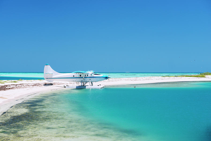 Sea Plane On A Tropical Island Photograph by Boogich