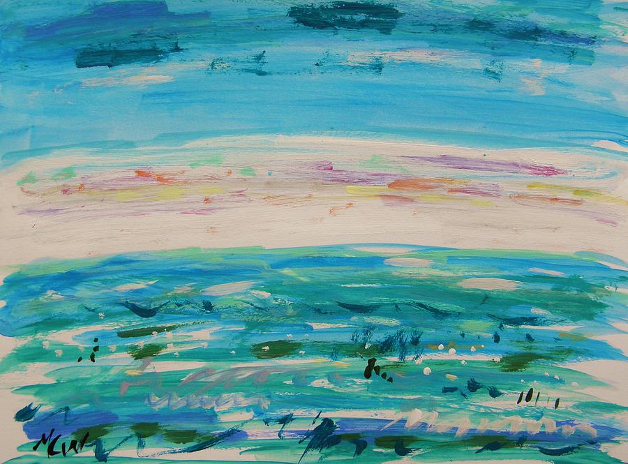 Sea Sky Painting by Mary Carol Williams