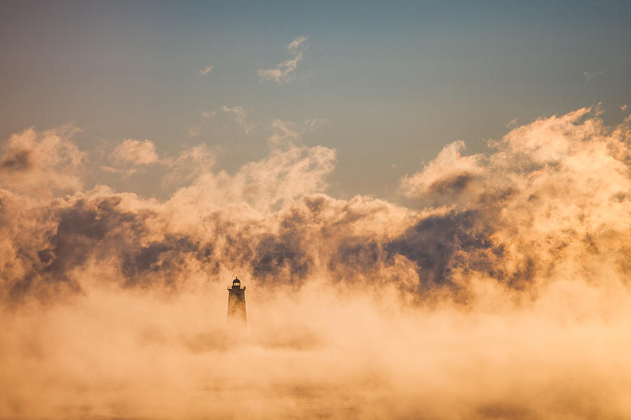 Winter Photograph - Sea Smoke by Robert Clifford
