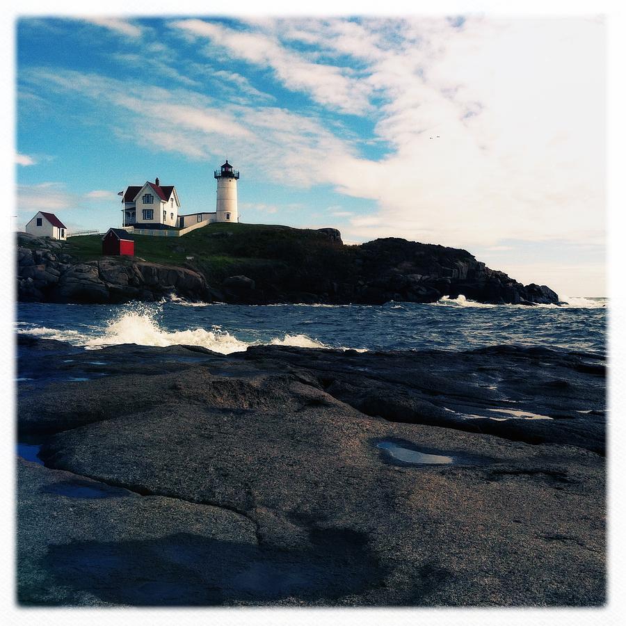 Lighthouse Photograph - Sea Spray by Patricia Hinman