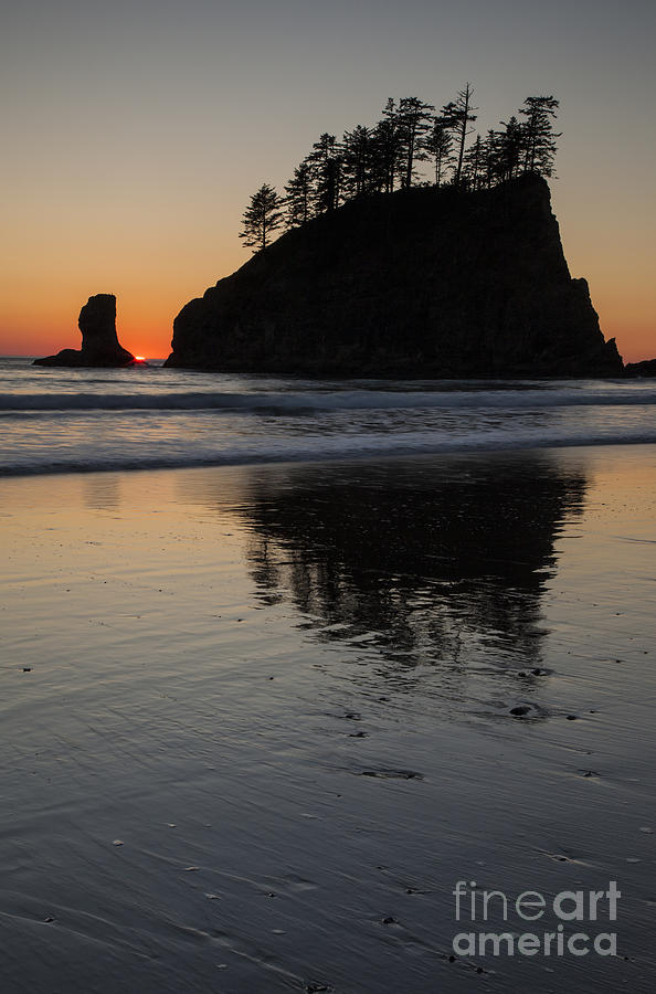 Sea Stack Sunset Photograph by Timothy Johnson