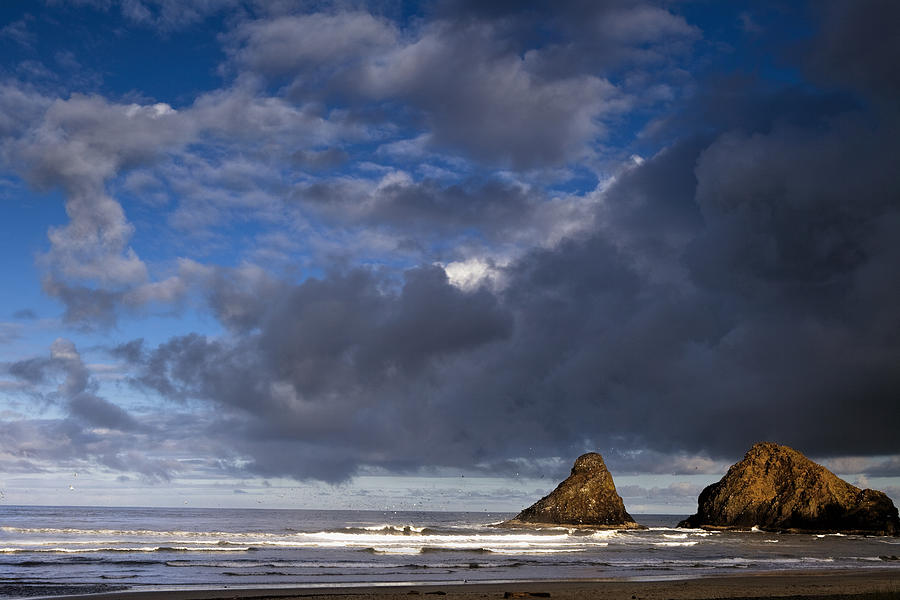 Sea Stacks at Dawn Photograph by Andrew Soundarajan | Fine Art America