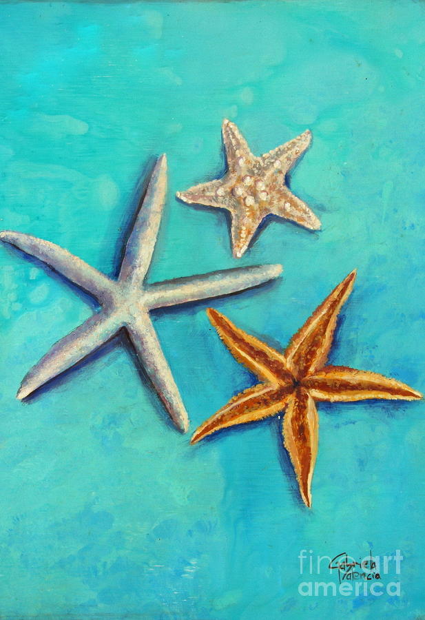 Sea Stars Fantasy Painting by Gabriela Valencia - Fine Art America